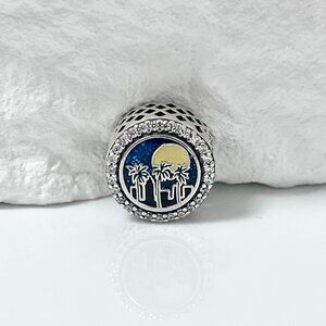 Pandora Ft. Lauderdale FTL City Night Scene Bead Charm S925 Silver Charm